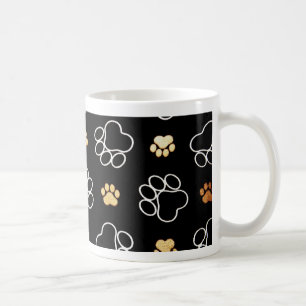 Hund Puppy Tass avtryck Gifts for Hundälskares Kaffemugg