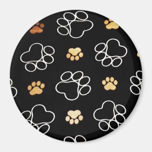 Hund Puppy Tass avtryck Gifts for Hundälskares Magnet