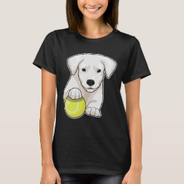 Hund puppy Tennis Tennis boll T Shirt