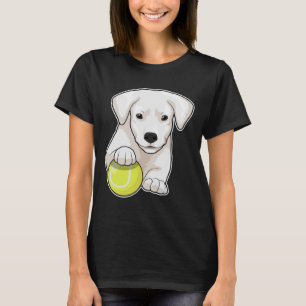 Hund puppy Tennis Tennis boll T Shirt