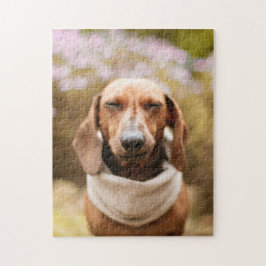 Hund Puzzes Animal Pic Cute Ledsen Puppy Puppy Pho Pussel