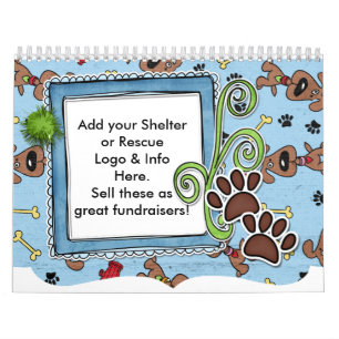 Hund Rädding FUNDRAISER-kalendrar Kalender