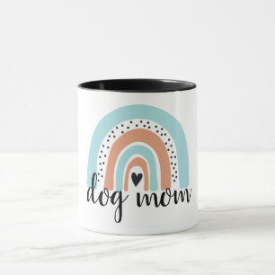 Hund Rainbow Blue Peach Mugg