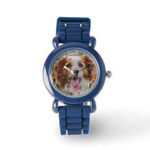 Hund - ram med svart nummer, bevakning armbandsur