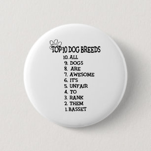 Hund rank basset knapp