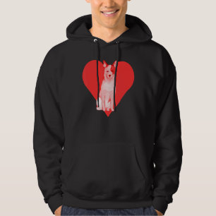 Hund Red Heart Australian Cattle Hoodie