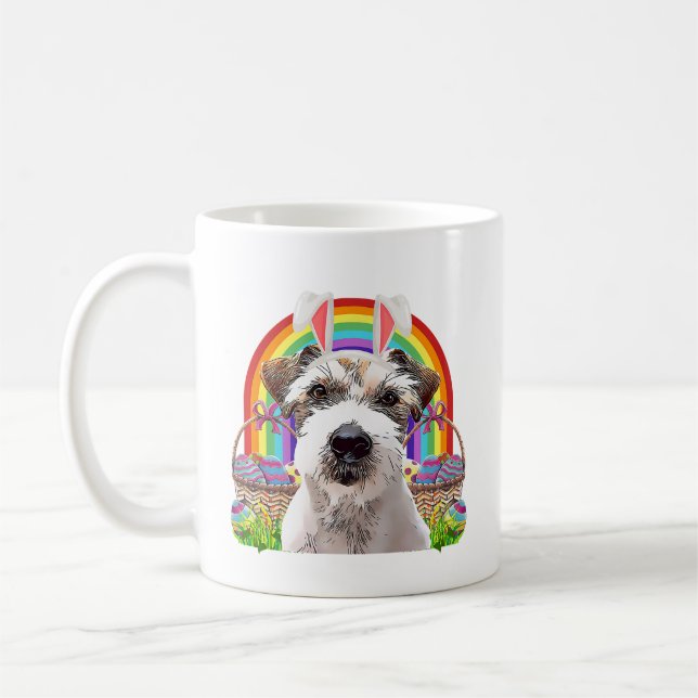 Hund regnbåge kaffemugg (Vänster)