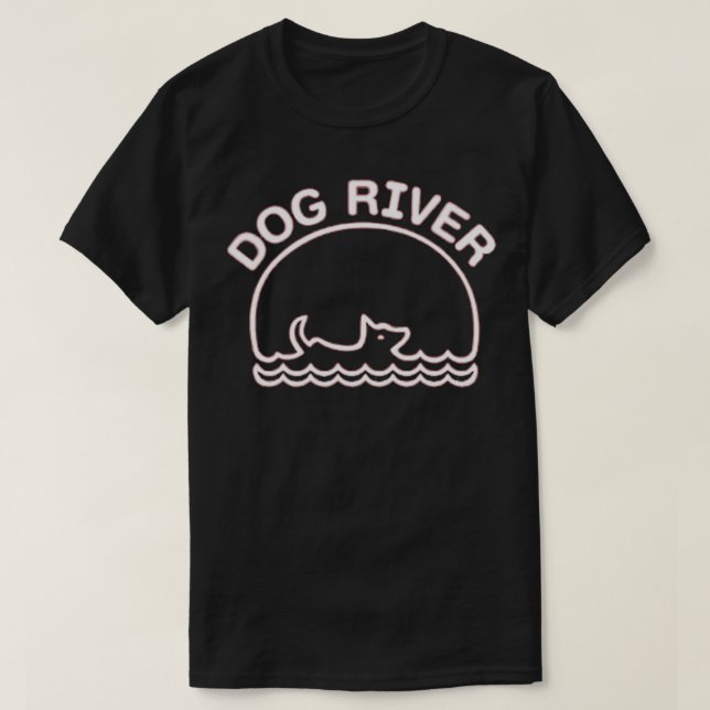 Hund River Hockey Team T Shirt (Design framsida)