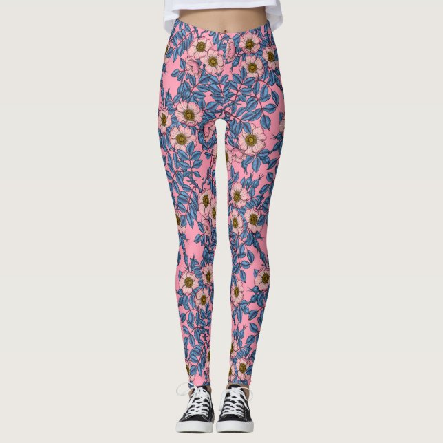 Hund ro mönster leggings (Framsida)
