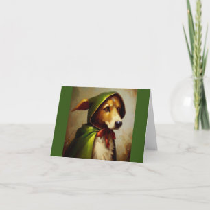 Hund Robin Huva Kort