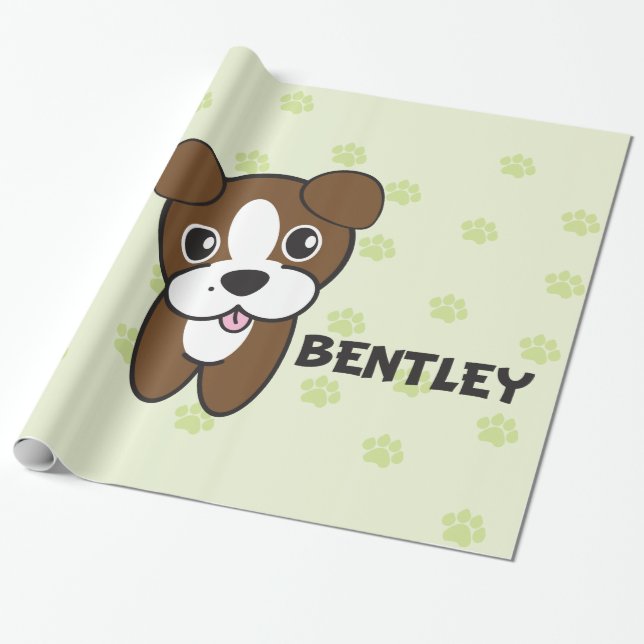 Hund Rockets Tecknads™ - Bentley Presentpapper (Utrullad)