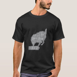 Hund Roligt Barn Hunt Ord Cloud T Shirt
