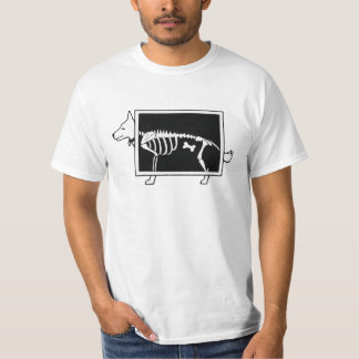 Hund röntgenstråle t shirt