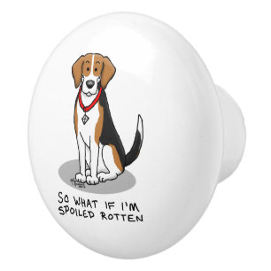 Hund Rotten Beagle (Tri färg 3) Knopp