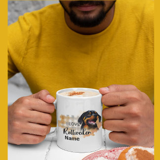 Hund Rottweiler Pet Coffee Mugg, Kopp