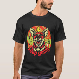 Hund säger 'Fortsätt!' – Motiverande Valp  T Shirt