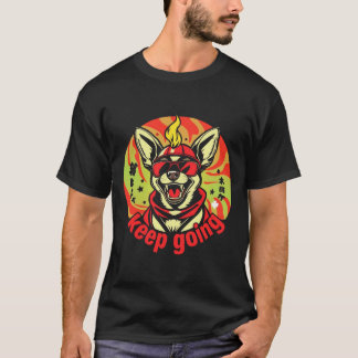 Hund säger 'Fortsätt!' – Motiverande Valp T Shirt