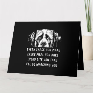 Hund Saint Bernard Vartenra snack du gör Varje mål Kort