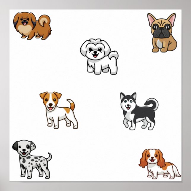 Hund samling poster (Framsidan)