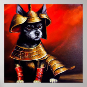 Hund Samurai Poster