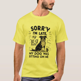 Hund Sat på mig T Shirt