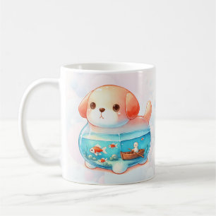 Hund-Shaped-kaffe Stollig Mugg
