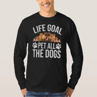 Hund Shelter Life Mål Pet Hundar Hund T Shirt
