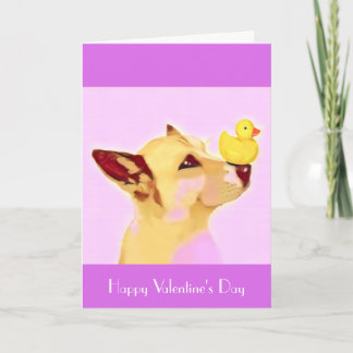 Hund Shepherd Anka Nose Valentines födelsedag Påsk Helgkort
