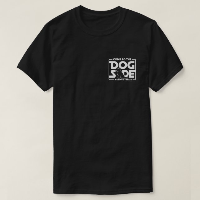 Hund sidan t shirt (Design framsida)