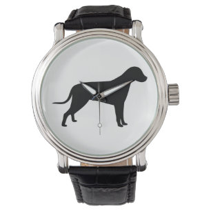 Hund Silhouette Armbandsur