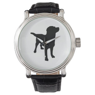 Hund Silhouette Armbandsur