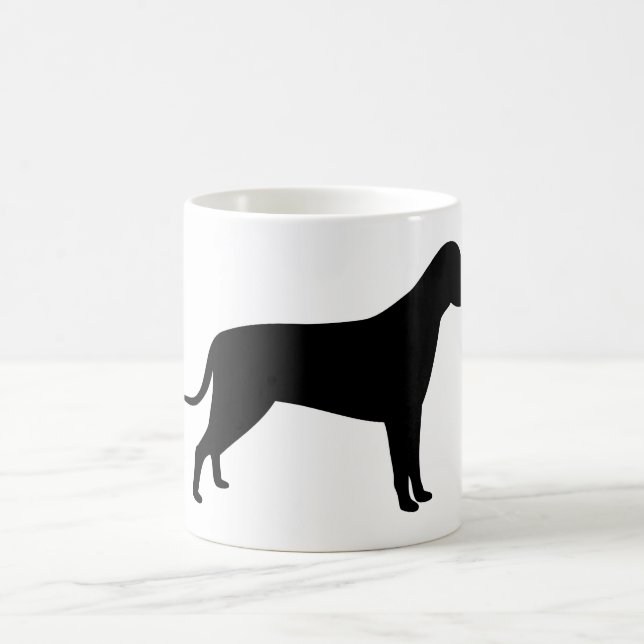 Hund Silhouette Kaffemugg (Center)