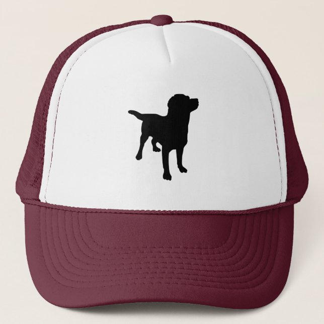 Hund Silhouette Keps (Framsida)