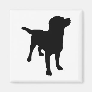Hund Silhouette Magnet