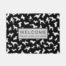 Hund Silhouettes Doormat