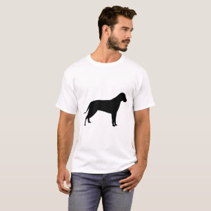 Hund Siluett Tee Shirt