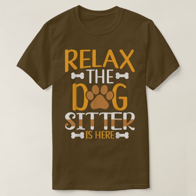 Hund Sitta Walker Sitter Pet Sitters T-Shirt Copy (Design framsida)