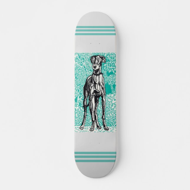 Hund Skateboarddäck Mini Skateboard Bräda 18,5 Cm (Framsida)