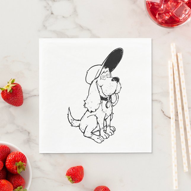 Hund Sketch Pappersservett (Skapare uppladdad)
