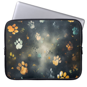 Hund Skriv ut, Grunge Laptop Fodral