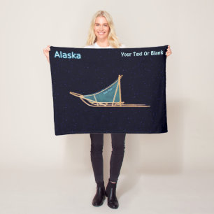 Hund Sled - Alaska Fleecefilt