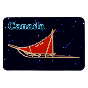 Hund Sled - Kanada Magnet