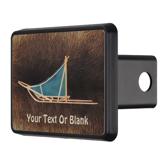 Hund Sled on Västindiou Päls Dragkroksskydd (Vänster)