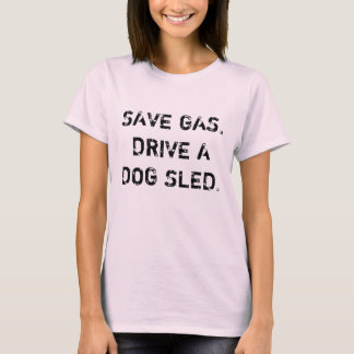 hund sled t shirt