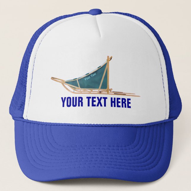 Hund Sled Truckerkeps (Framsida)