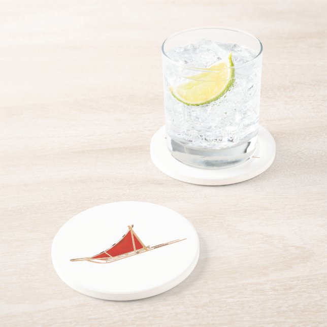 Hund Sled Underlägg Sandsten (Sidan)