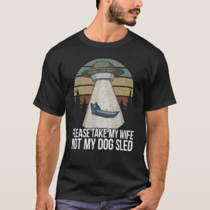 Hund Sledding Alaska Mushing Musher T Shirt