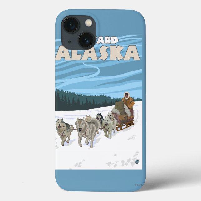 Hund Sledding Scene - Seward, Alaska (Baksida)