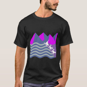 Hund Sledding Sleigh Huskies Sled Rides Mushing Sl T Shirt