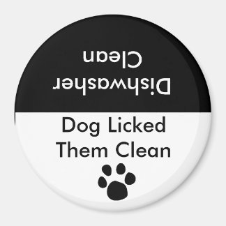 Hund slickade dem rena magnet